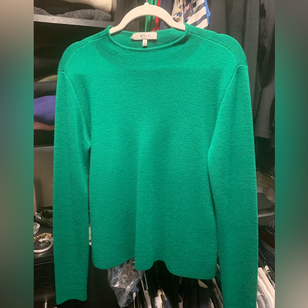 Milly sweater Kelly green